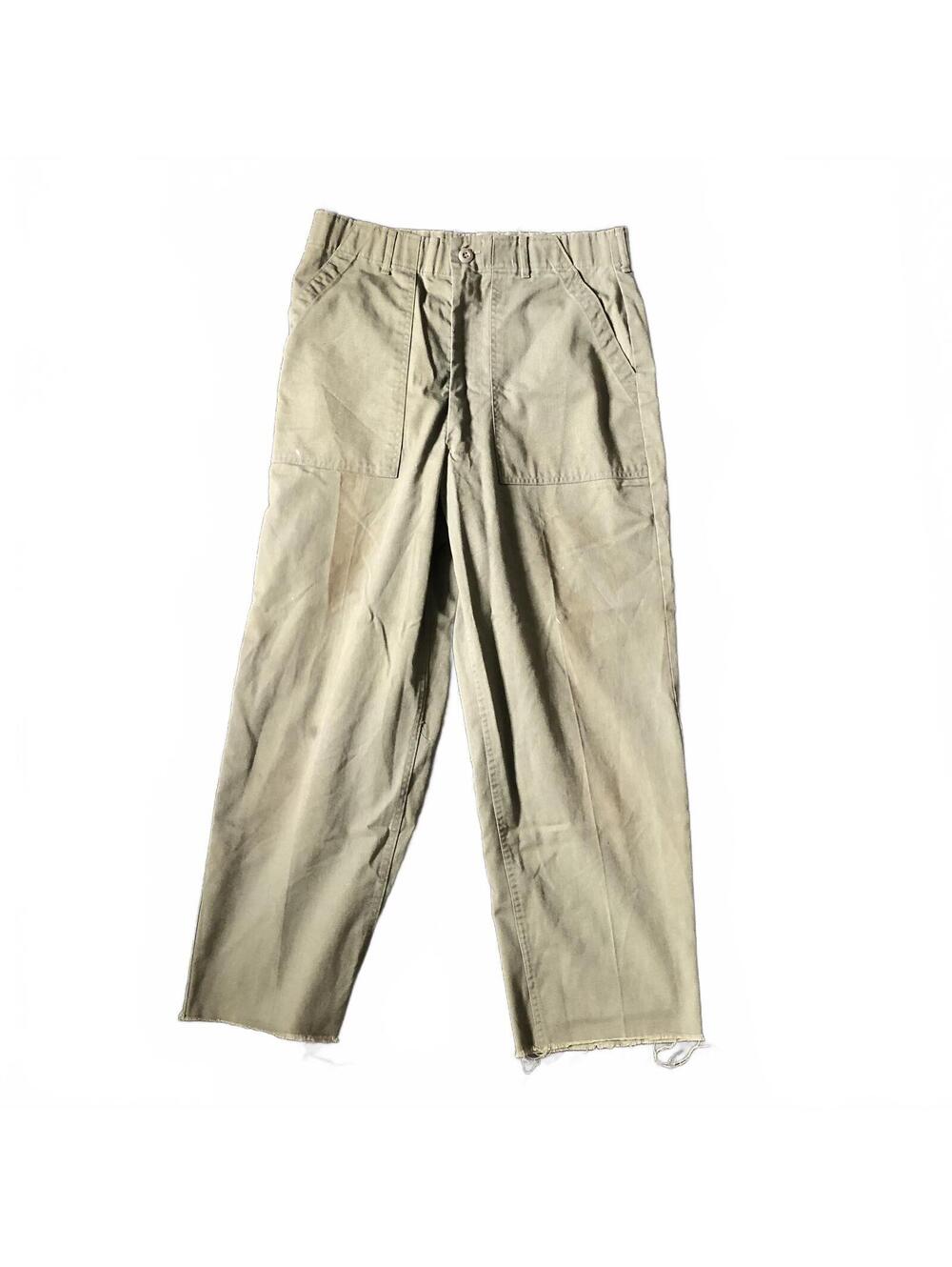 Vintage Olive Green US Army Military Pants 34x33